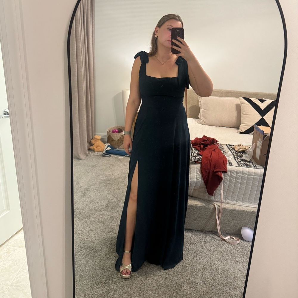 NWT Lulus Green Maxi Dress- Bridesmaid- Evening Gown-Event - Picture 6 of 8